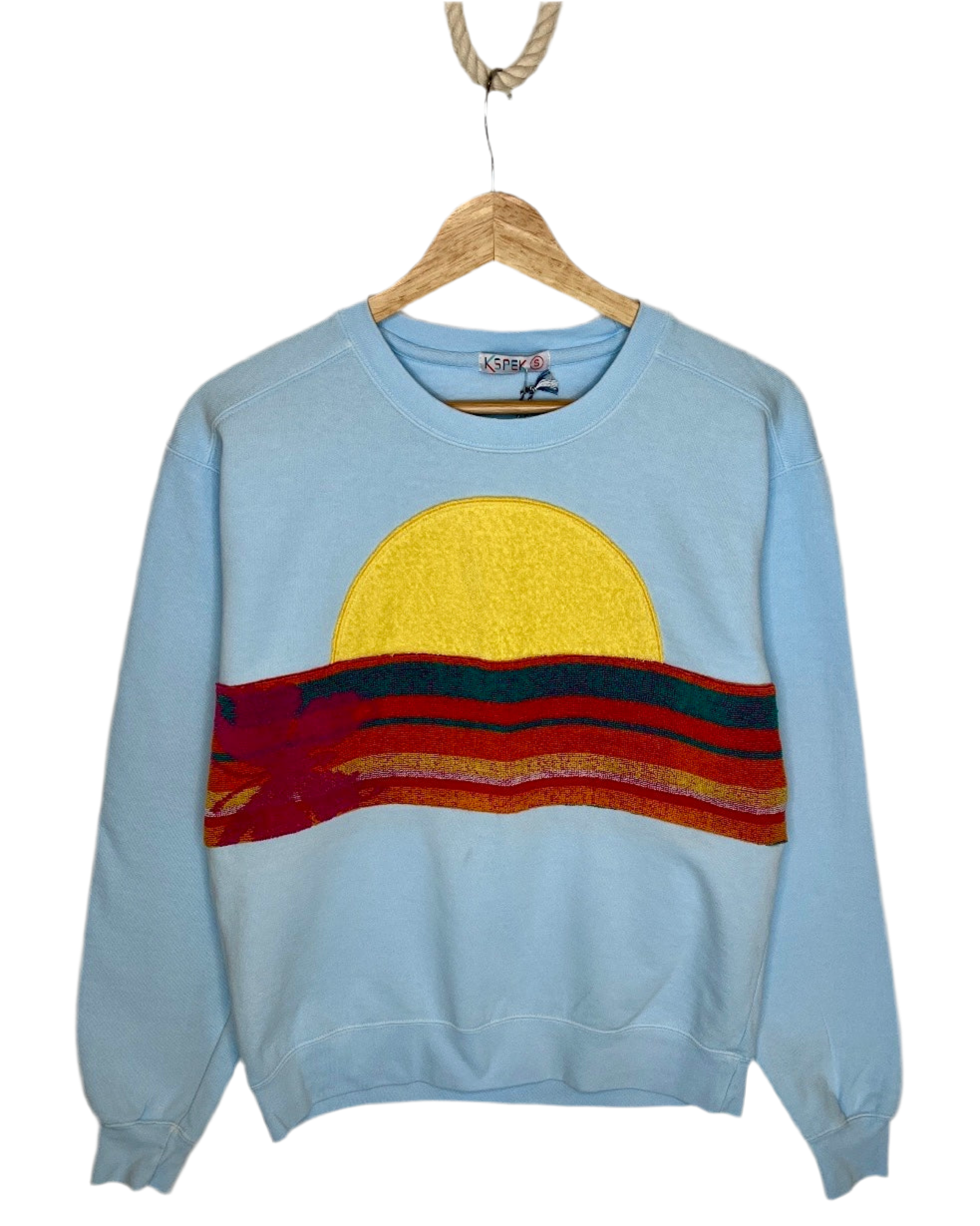Small Aqua Sunset Chaser "Patio Party"