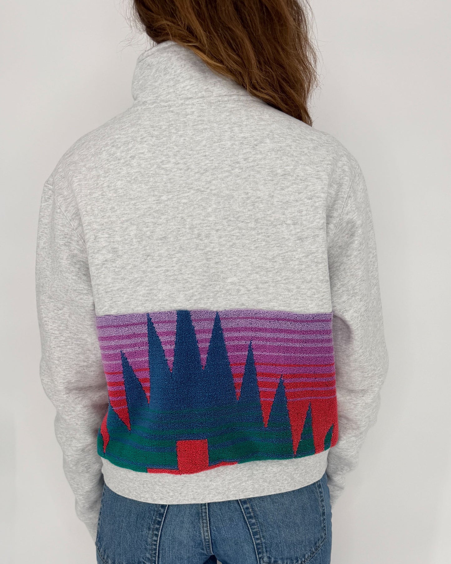 Medium Light Heather Grey 1/4 Zip