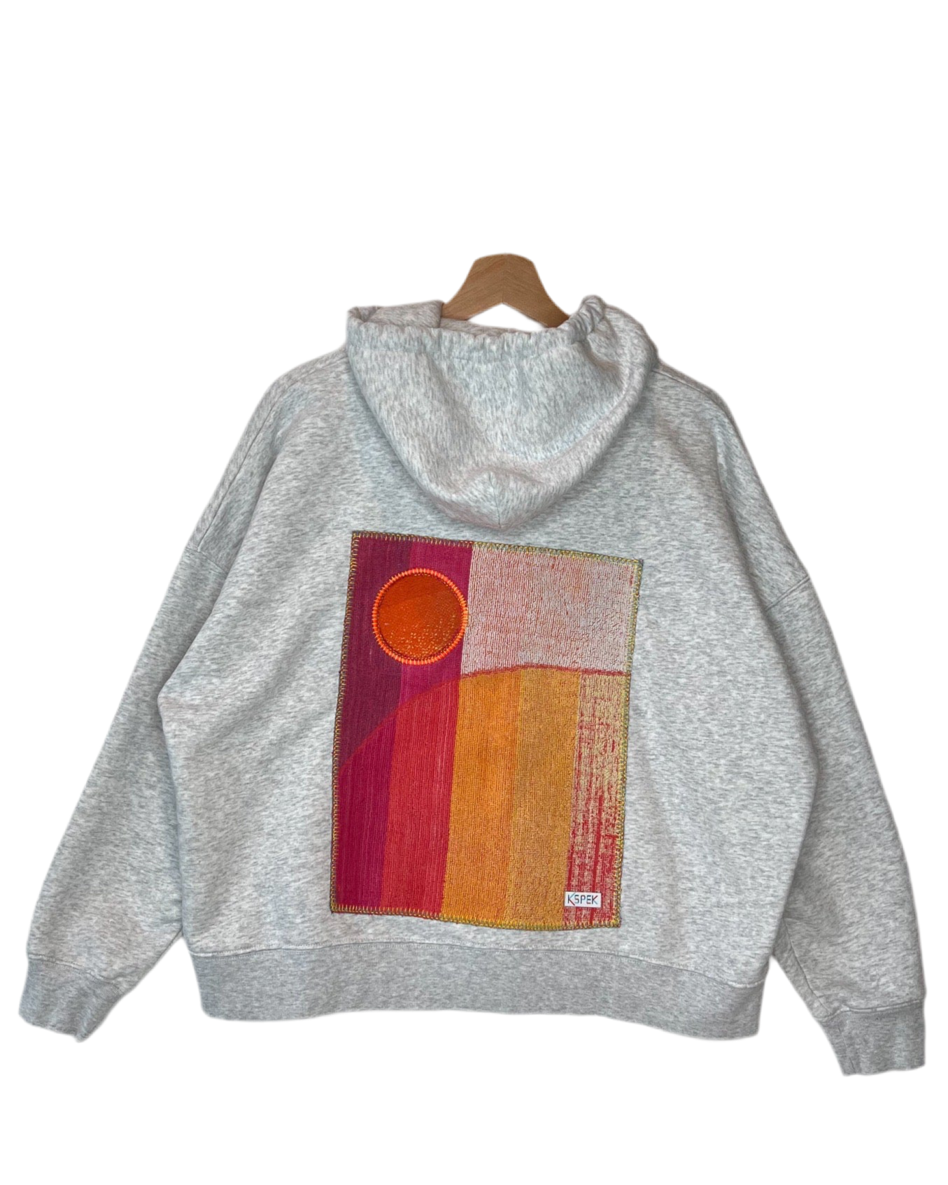Large Heather Grey Making a Scene Zip Up Hoodie 2