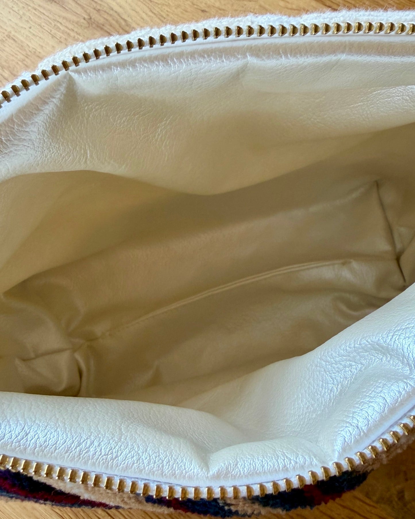 Ophelia Designer Crossbody Clutch YSL Cream