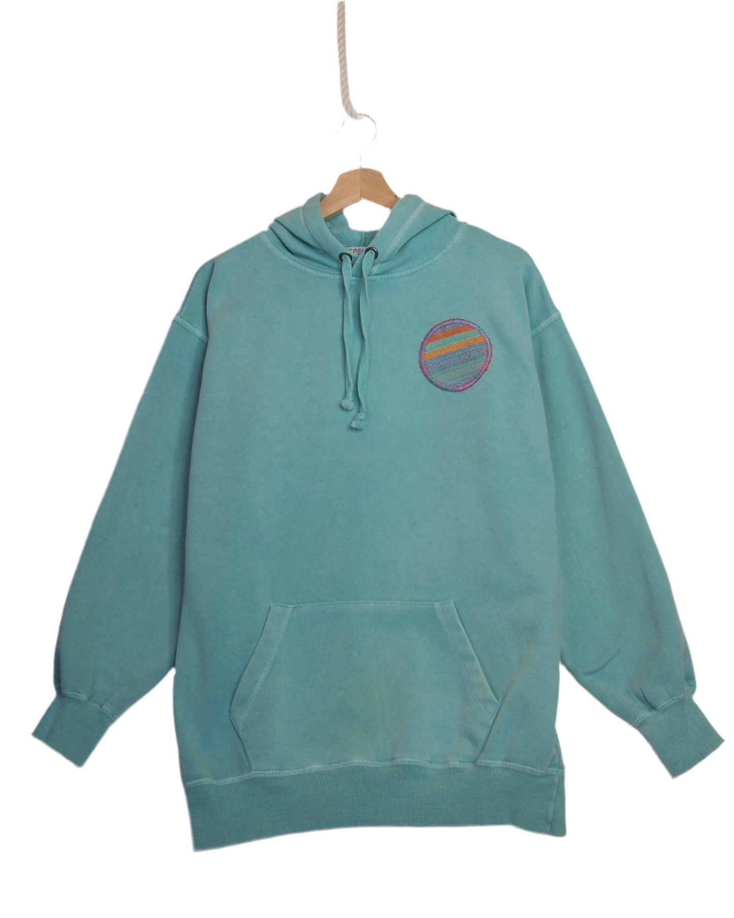 Medium Seafoam Making a Scene Pullover Hoodie