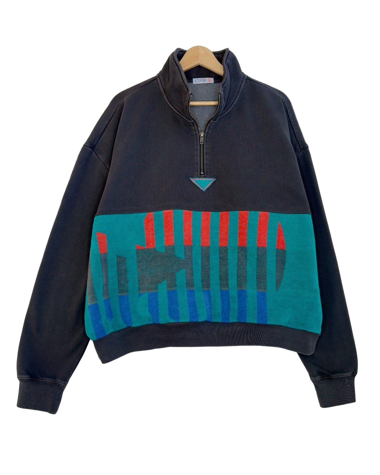 XLarge Faded Black 1/4 Zip