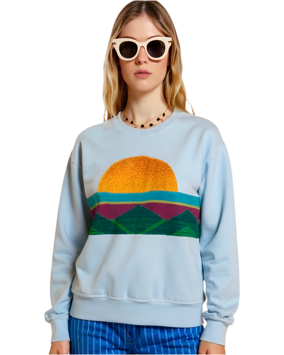 Medium Aqua Sunset Chaser 