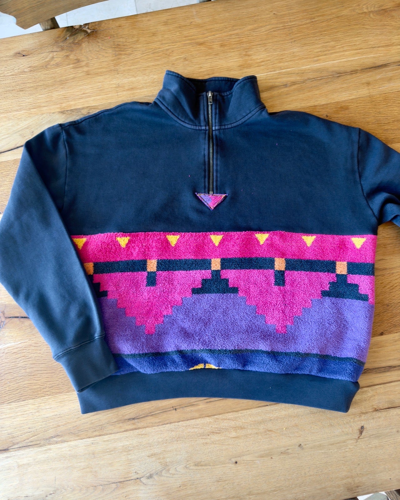 Small Faded Black 1/4 Zip