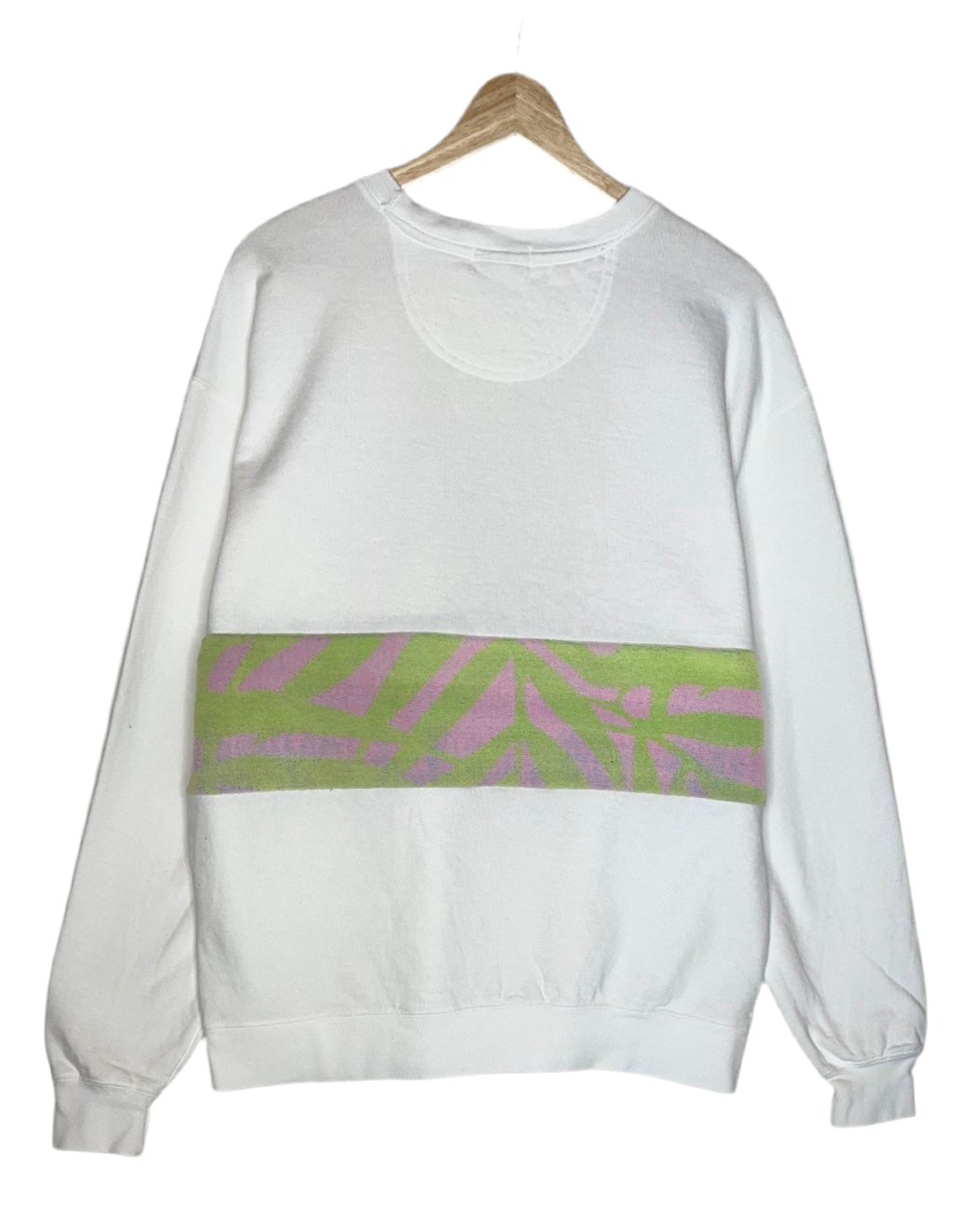 Large White Sunset Chaser “Pink Palm”