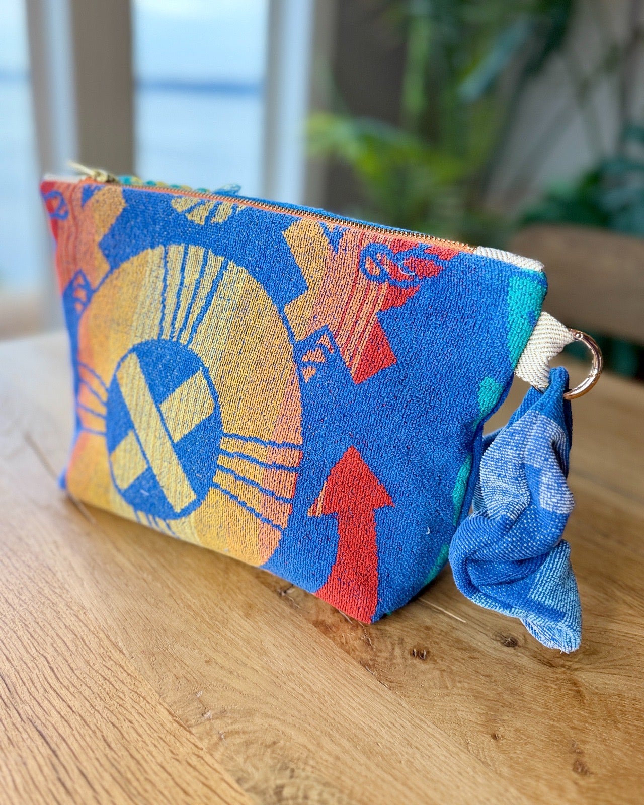 Repurposed Towel Beach Clutch "Dream Vacation"