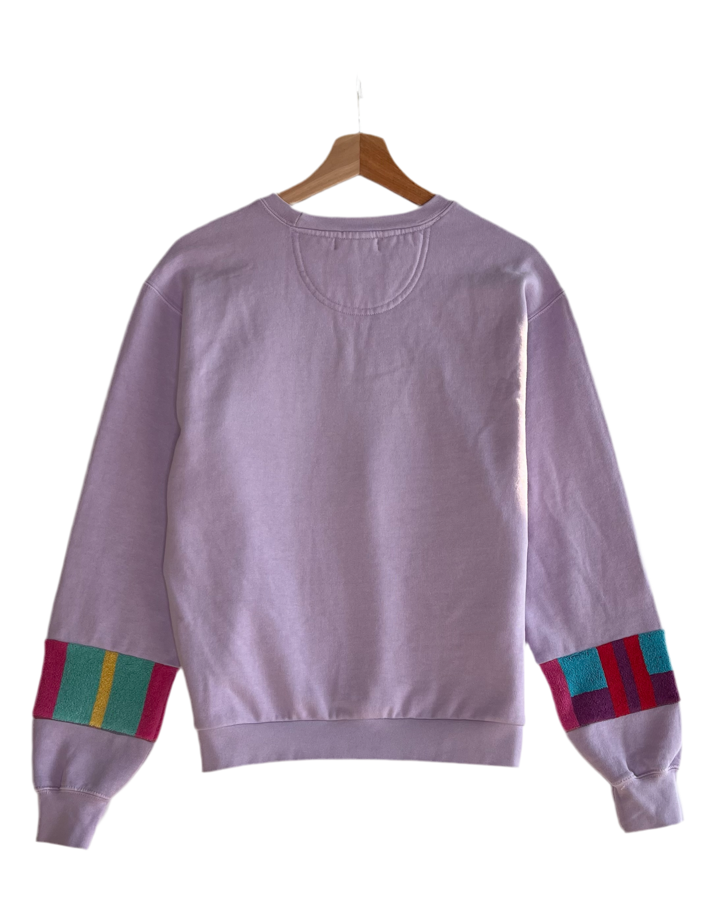 Small Lavender Chevron Crew