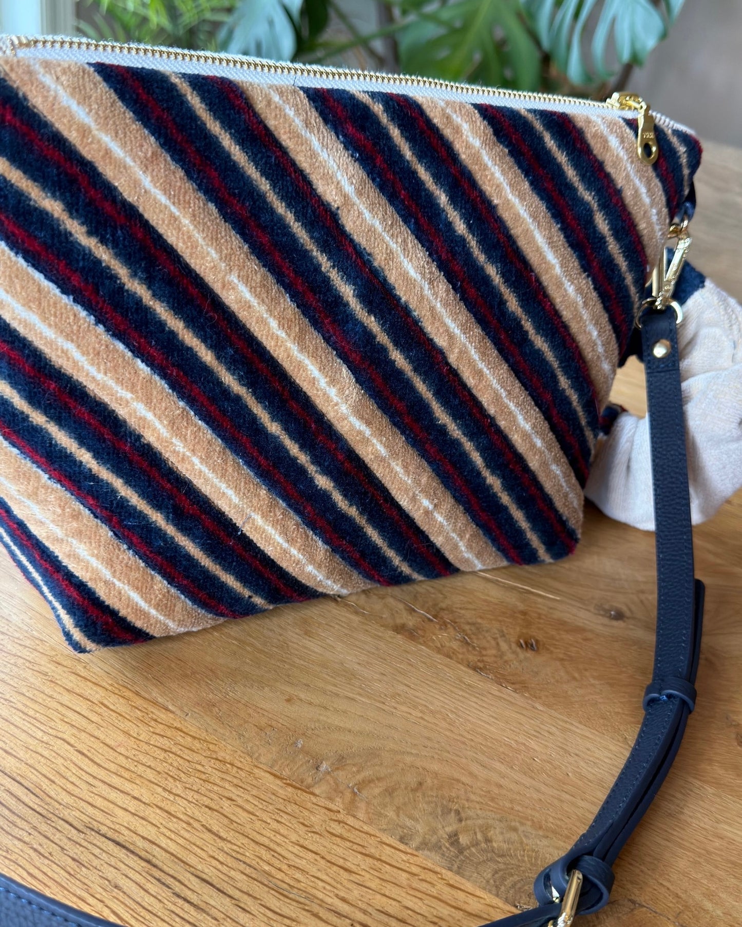 Ophelia Designer Crossbody Clutch YSL Cream