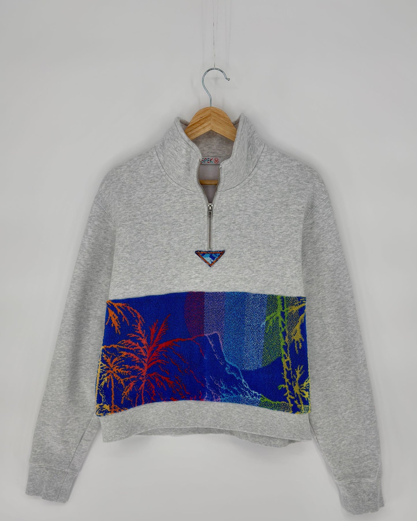 Medium Light Heather Grey 1/4 Zip