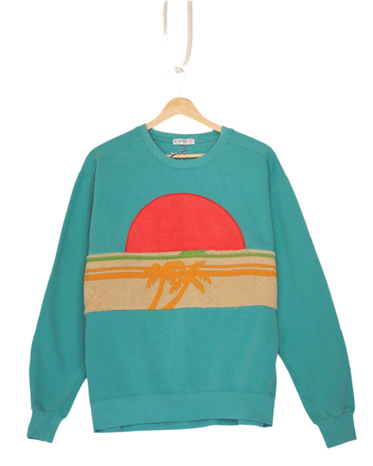 Medium Light Jade Sunset Chaser "Golden Palm"
