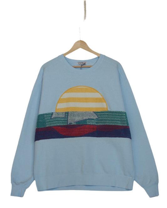 Medium Aqua Sunset Chaser "My Ride"