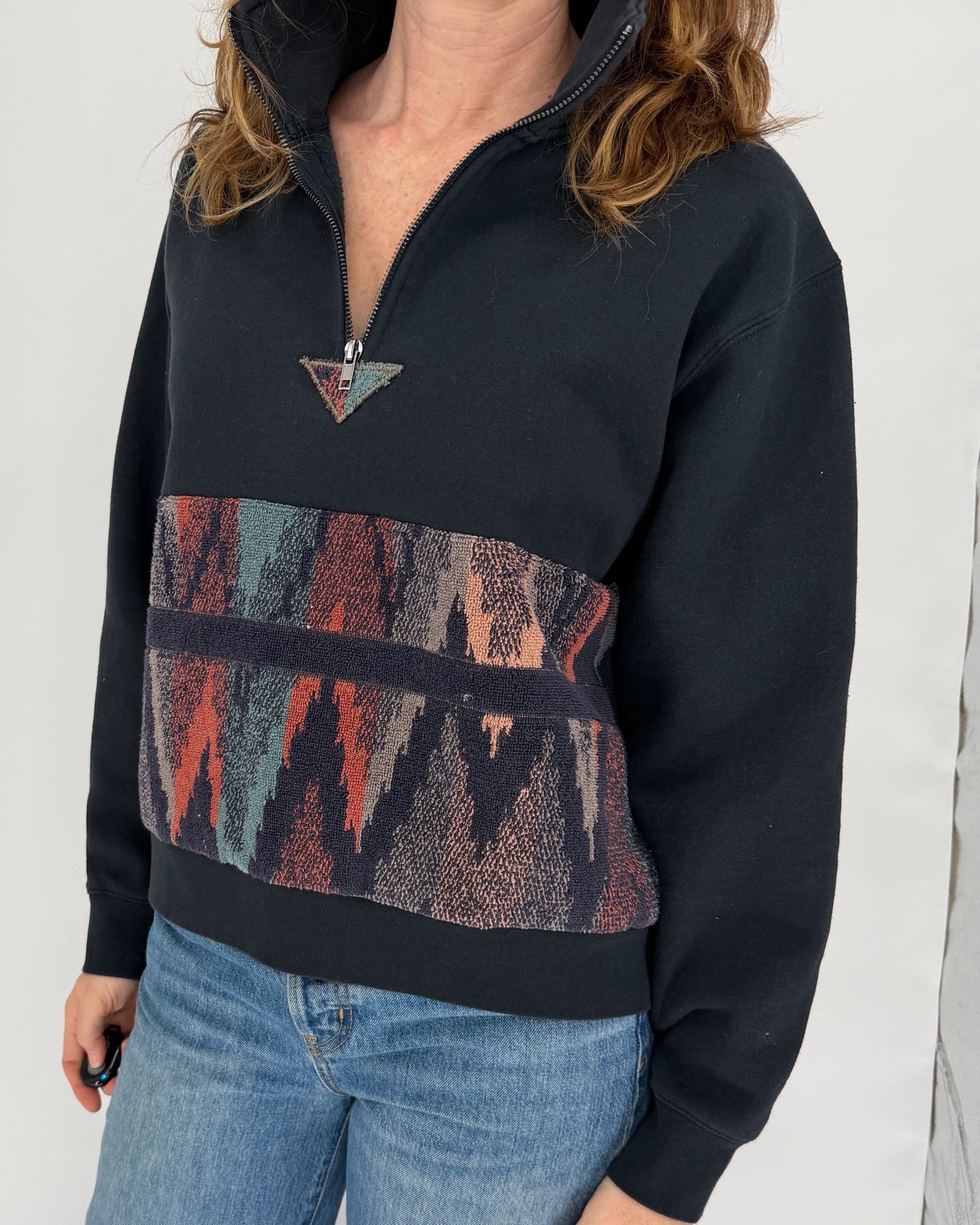 Medium Black 1/4 Zip 2