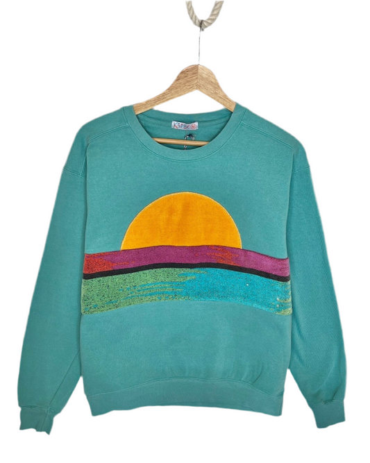 Medium Light Jade Sunset Chaser "Painted Sky"