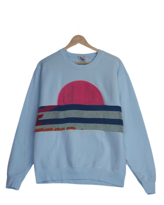 Medium Aqua Sunset Chaser "Half Full"