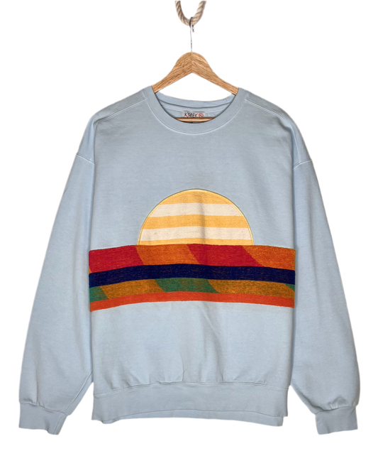 XLarge Light Aqua Sunset Chaser “Promenade”