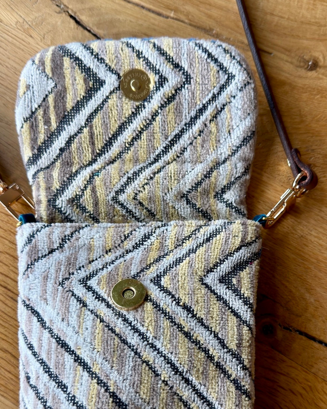 Persephone Designer Mini Crossbody Missoni Chevron 2