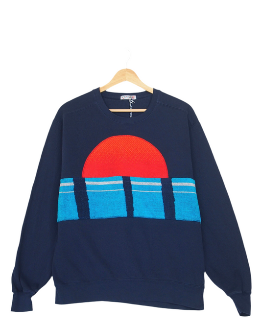 Medium Navy Sunset Chaser "It Takes a Village"