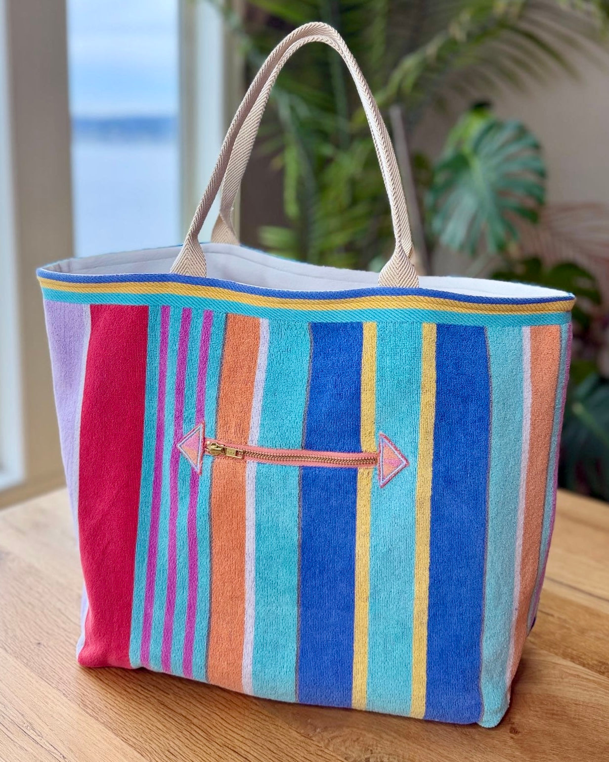 Beach Tote "Nautilus Stripe"