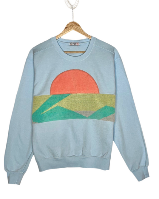 Small Aqua Sunset Chaser "Patio Party"