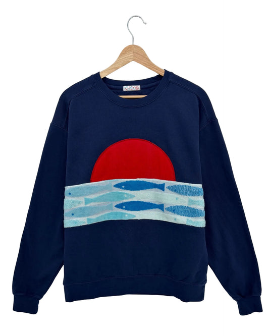 XLarge Navy Sunset Chaser ❤️🤍💙