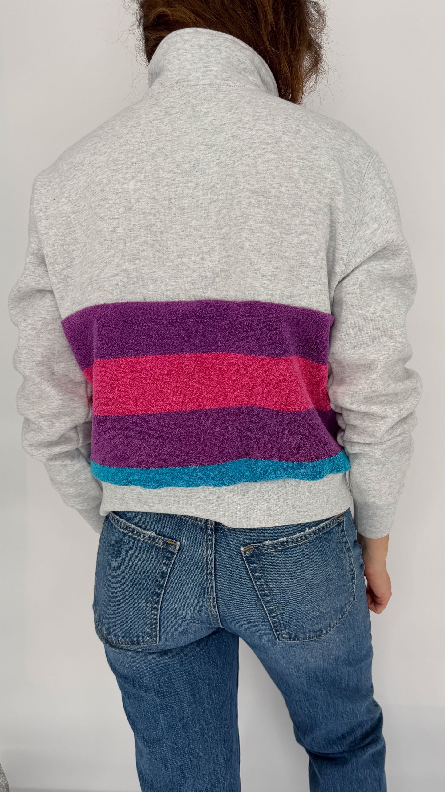 Small Light Heather Grey 1/4 Zip