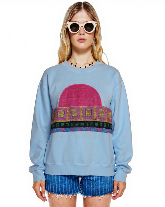 Medium Aqua Sunset Chaser "Pink Lemonade"