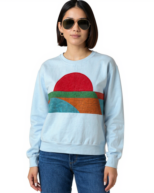 Small Aqua Sunset Chaser “Sunny Day”