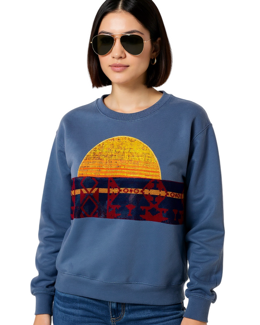 Small Dusty Blue Sunset Chaser “Cabin Crew”