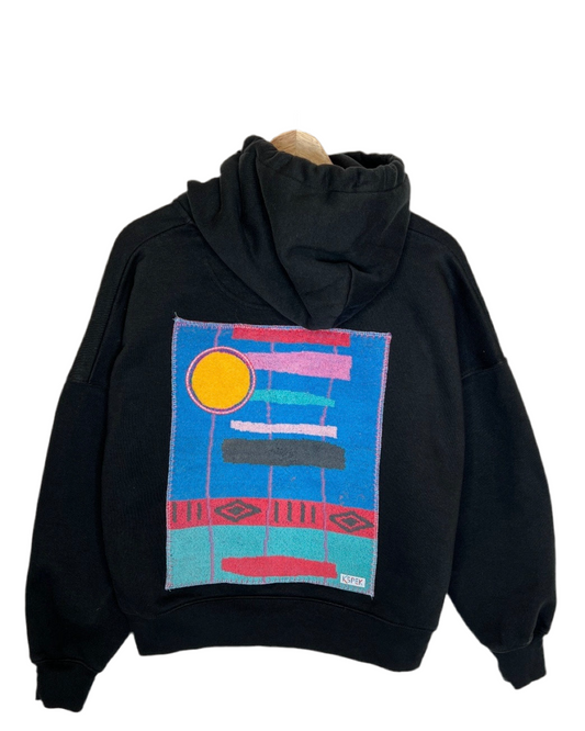 Medium Black Making a Scene 2 Zip Up Hoodie