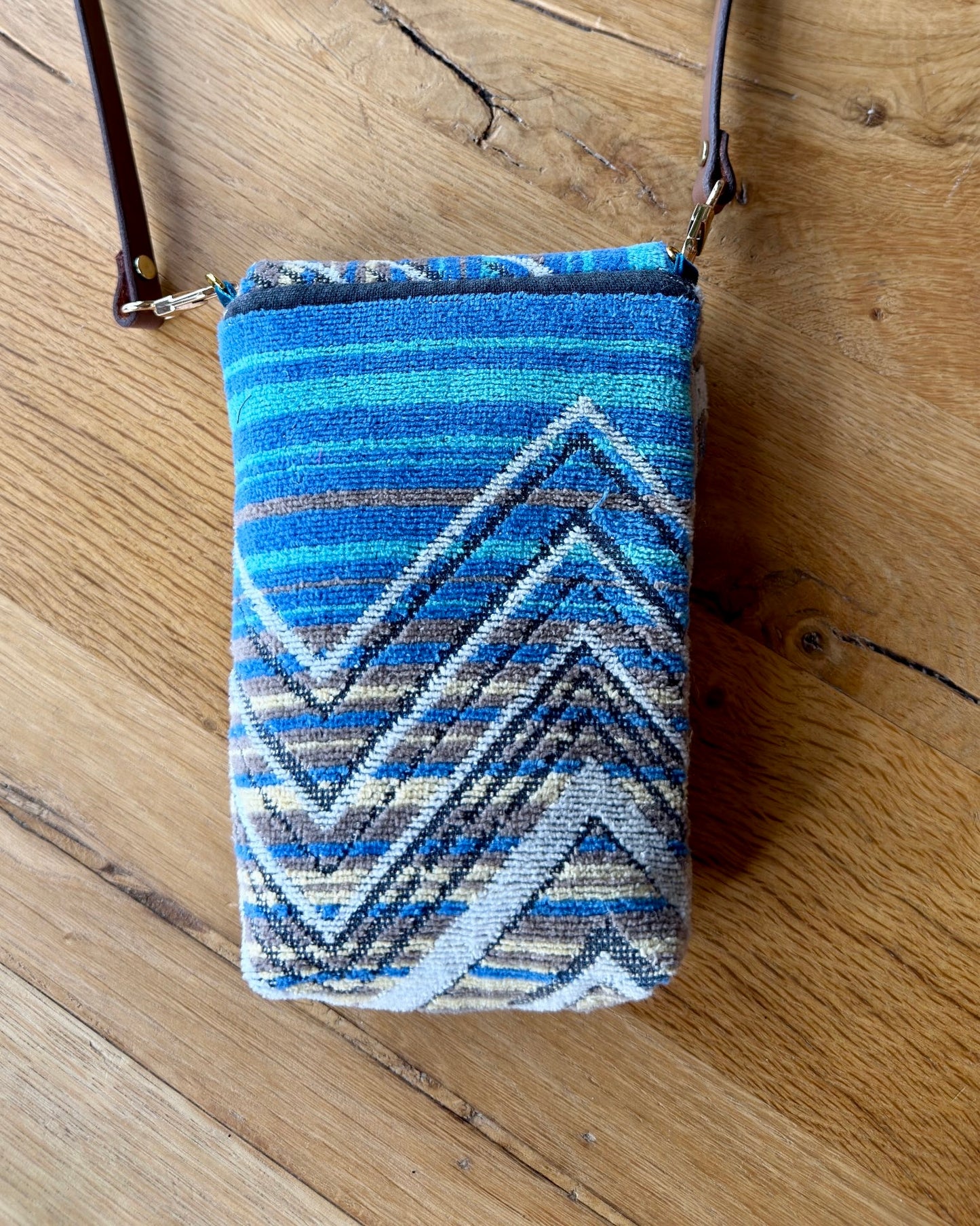 Persephone Designer Mini Crossbody Missoni Chevron 2