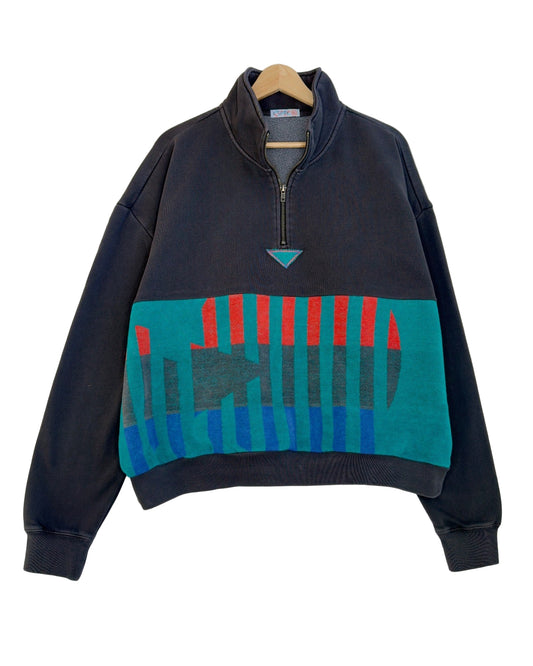 XLarge Faded Black 1/4 Zip