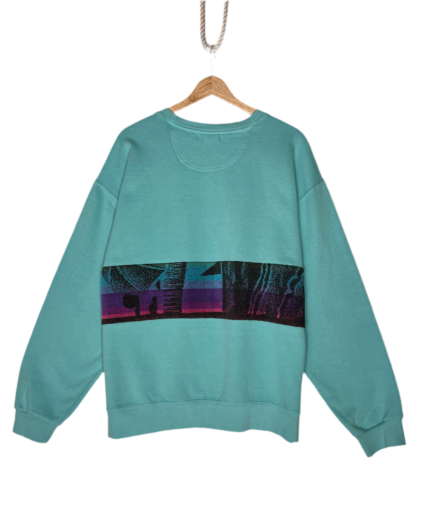 XLarge Light Teal Sunset Chaser “Palm Paradise”