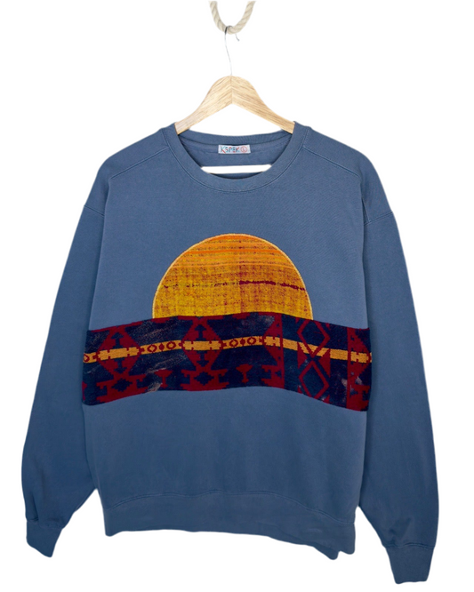 Large Dusty Blue Sunset Chaser “Wyoming Skies”