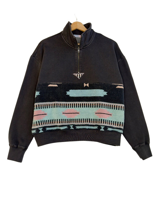 Small Faded Black 1/4 Zip