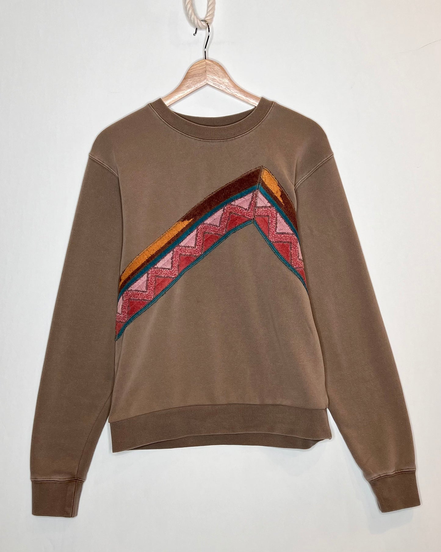 Small Fall Collection “Hot Toddy" Chevron Crew