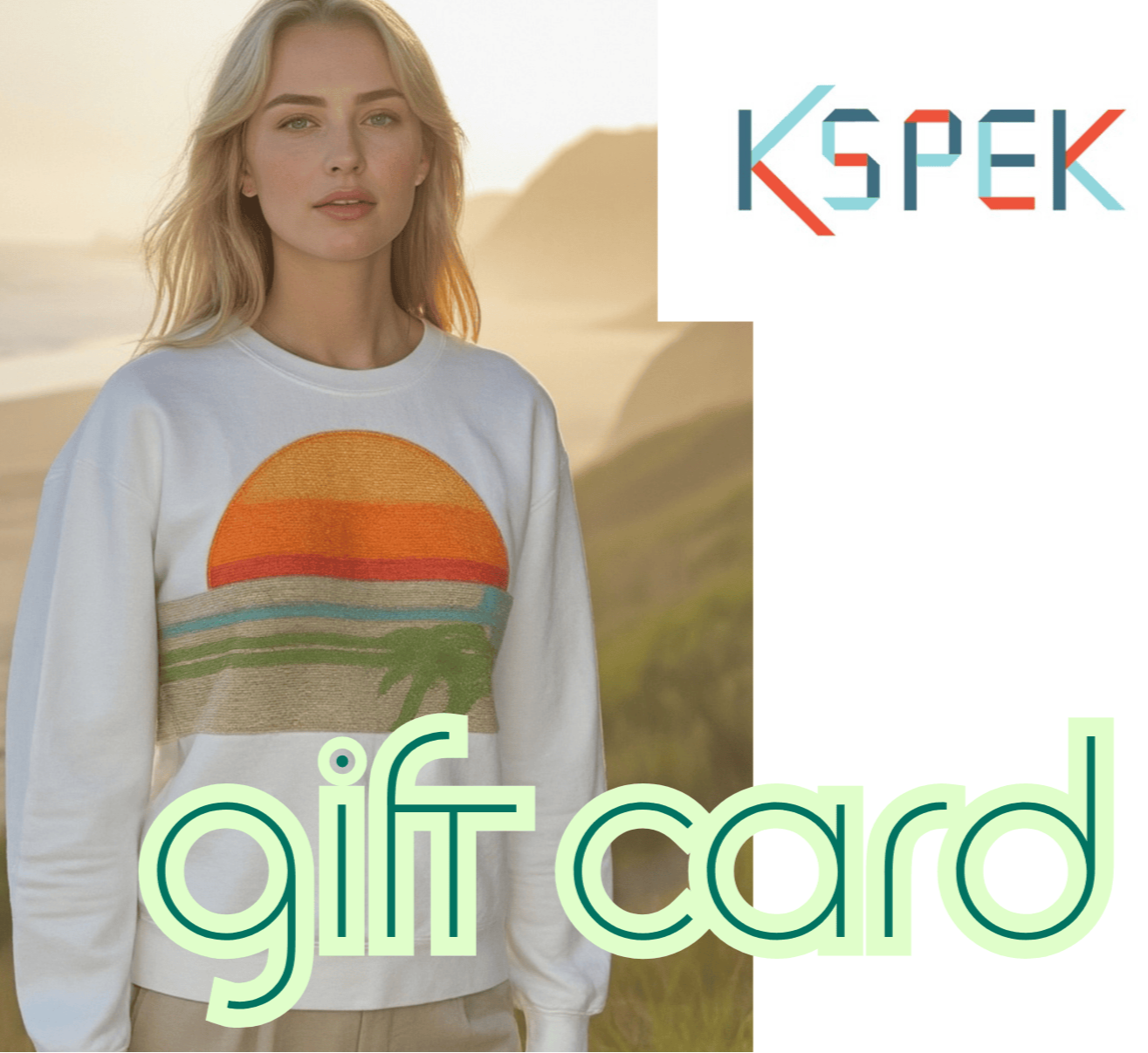 Gift Card — handmade by Kspek from upcycled vintage textiles
