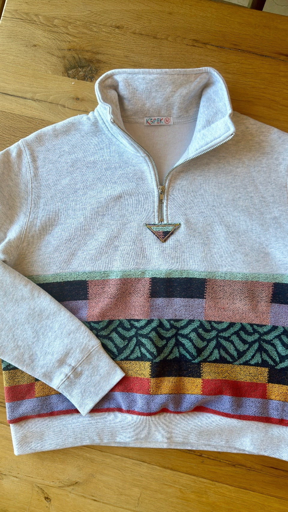Medium Light Heather Grey 1/4 Zip For Rachel