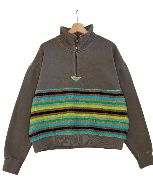 Large Faded Clay 1/4 Zip