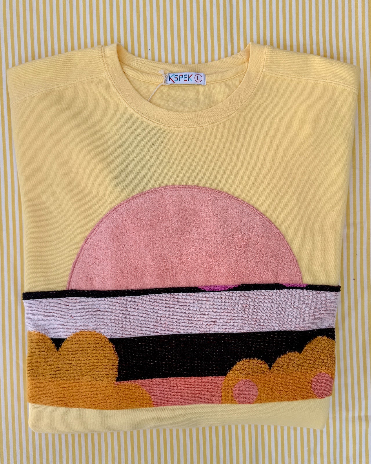 Large Aqua Sunset Chaser "Daffodil"