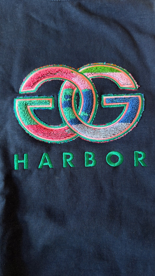 Small Navy Double G Gig Harbor Sweatshirt for Schoenasthetics