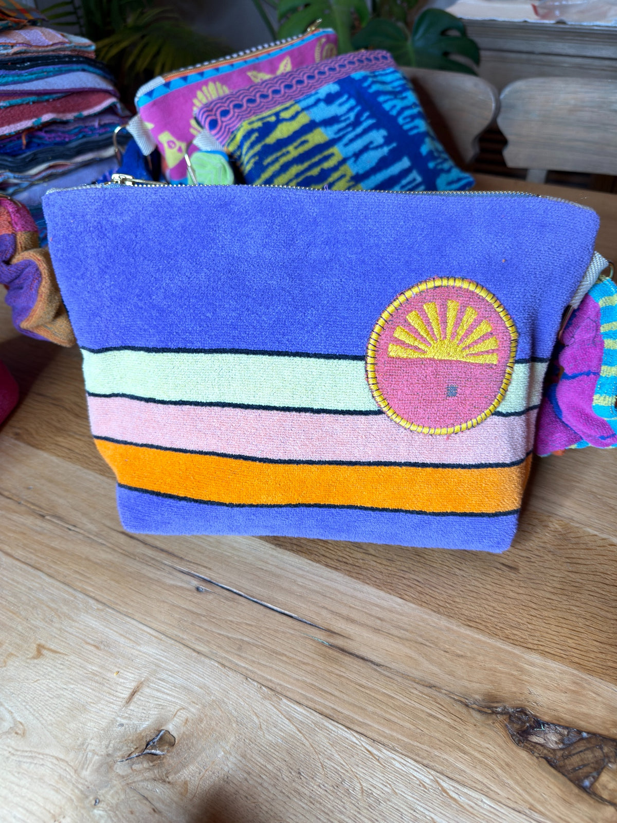 Repurposed Towel Beach Clutch for Melissa