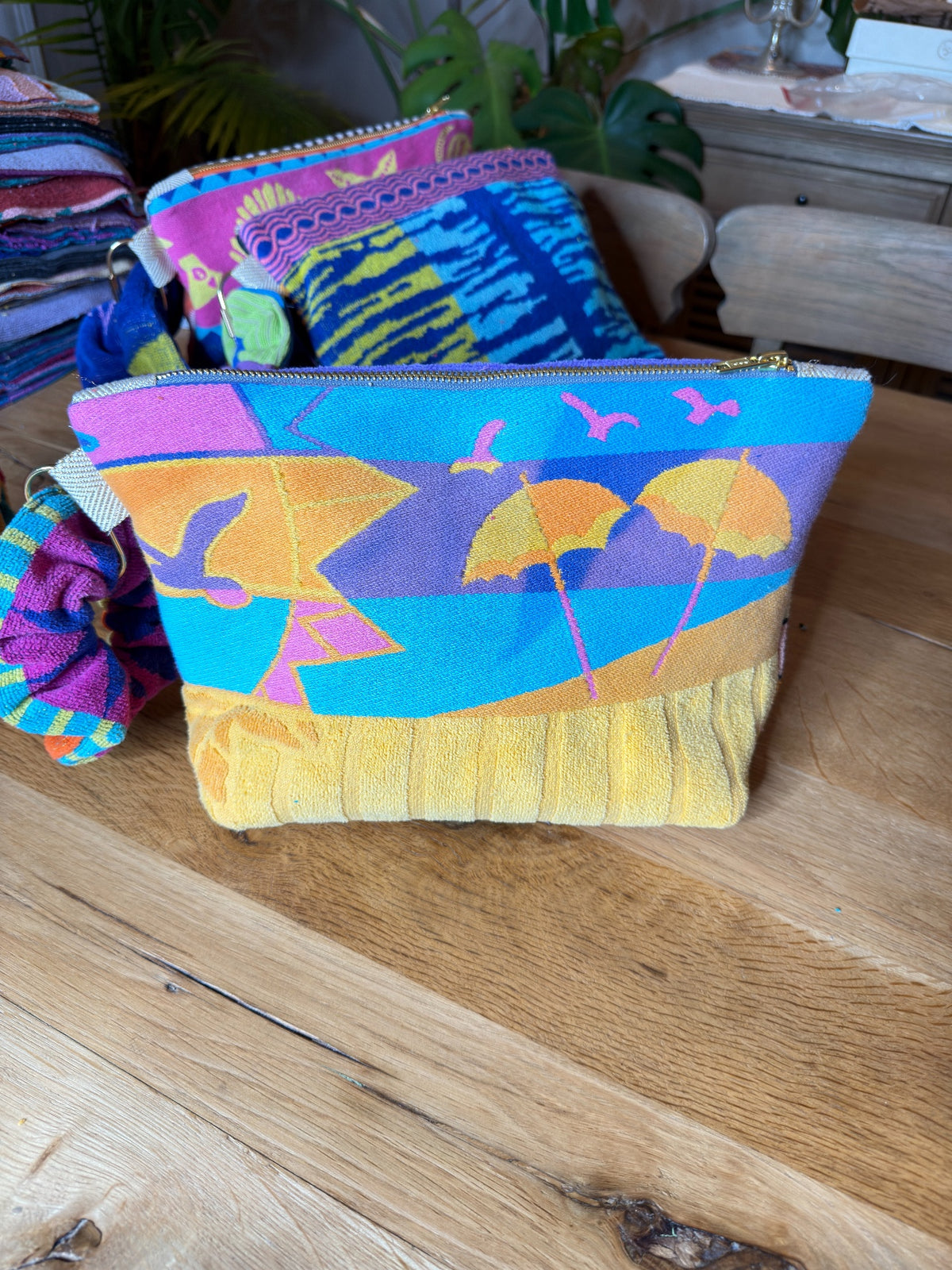 Repurposed Towel Beach Clutch for Melissa