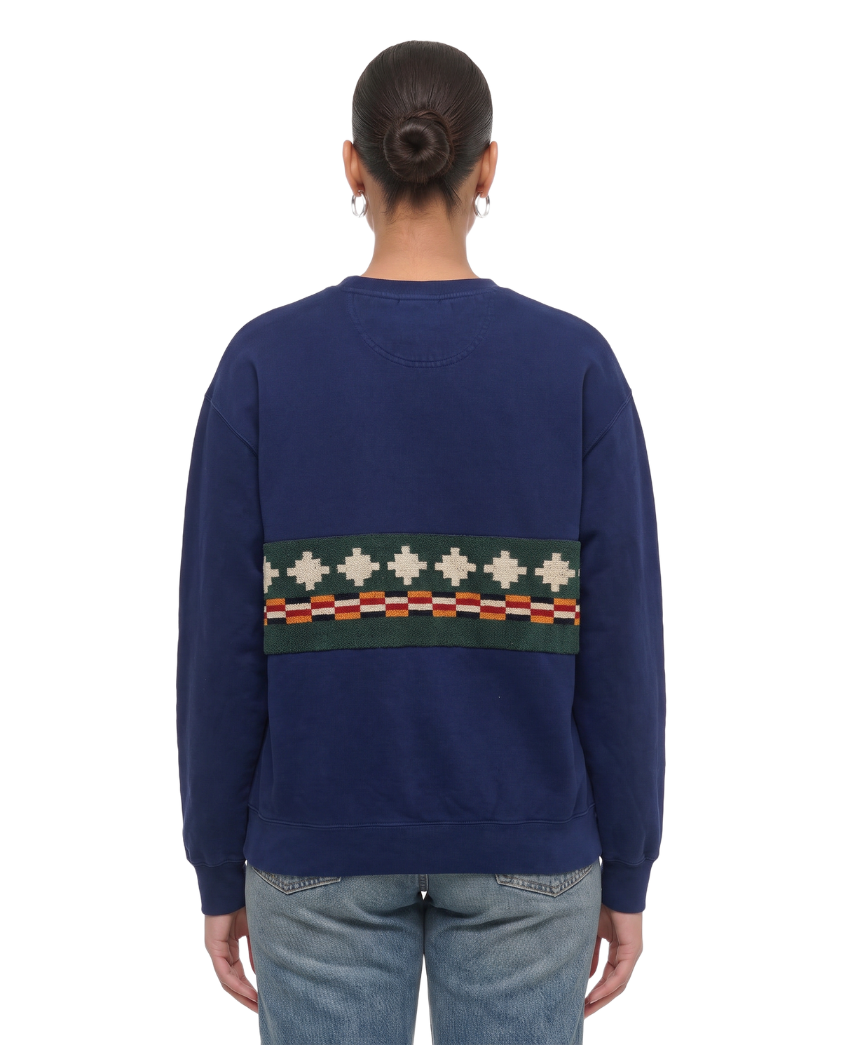 Large Navy Sunset Chaser Geometric Solstice