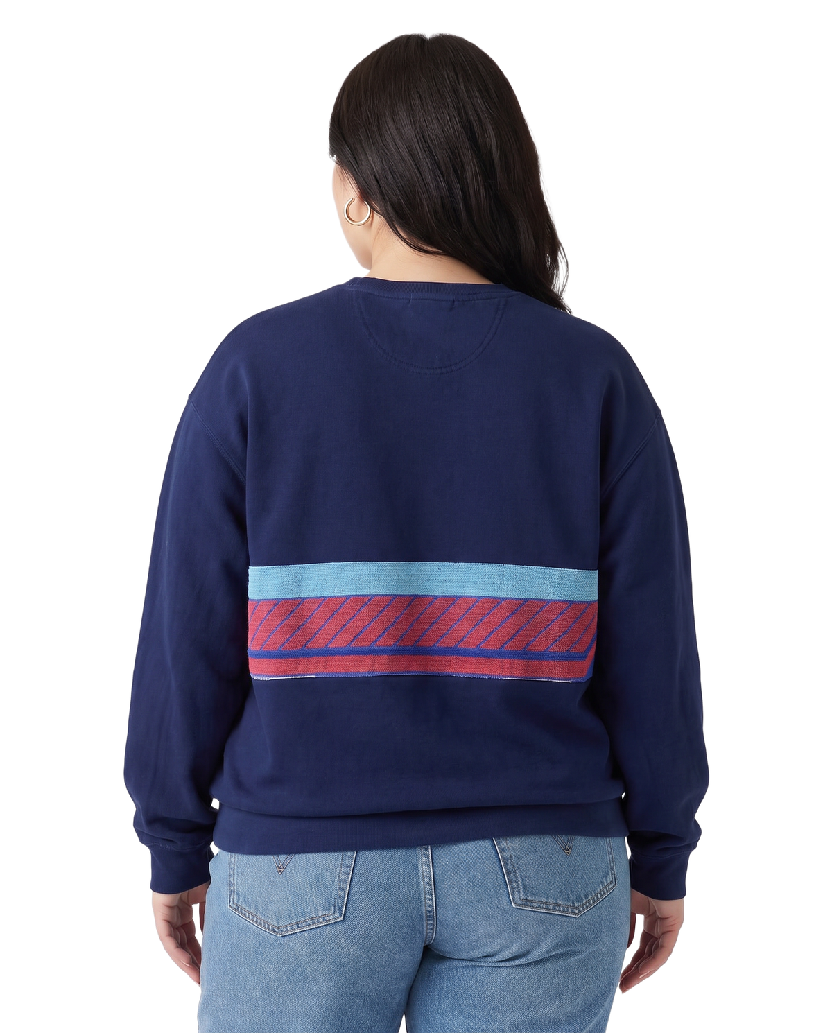 X-Large Navy Sunset Chaser Striped Horizon Arc