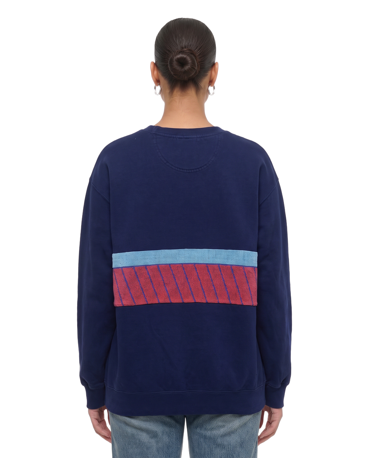 Large Navy Sunset Chaser Checkerboard Horizon