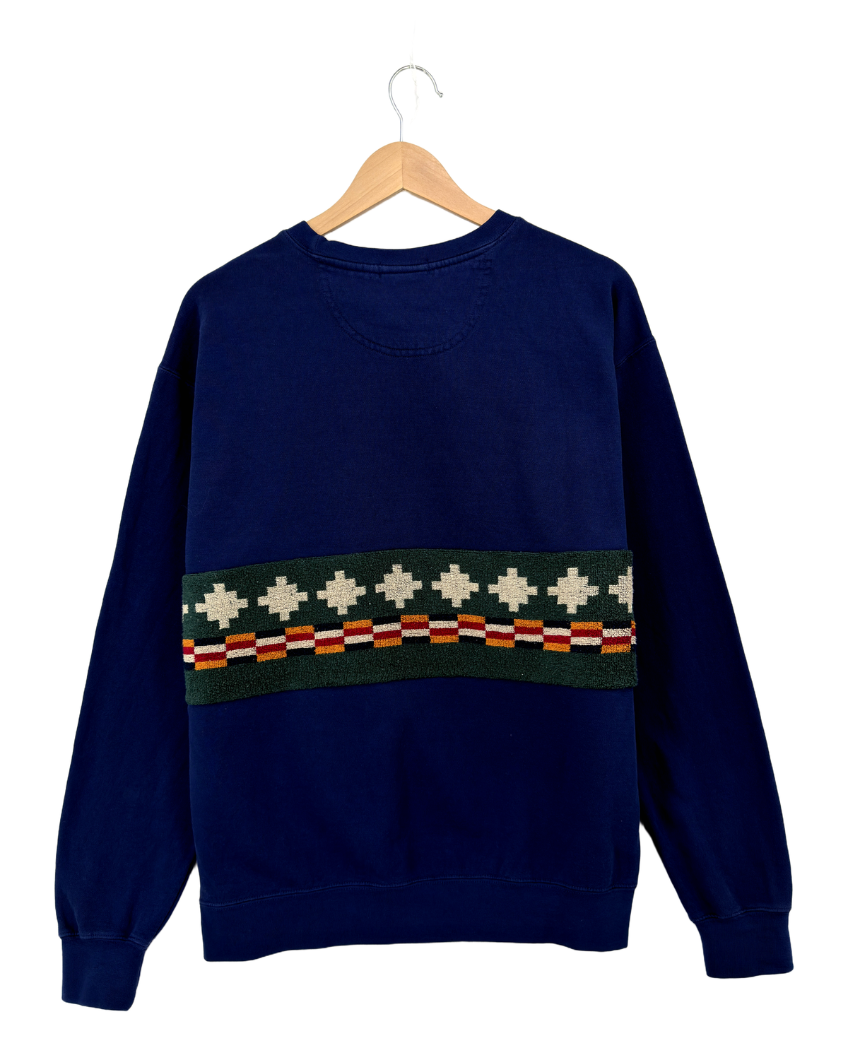 Large Navy Sunset Chaser Geometric Solstice