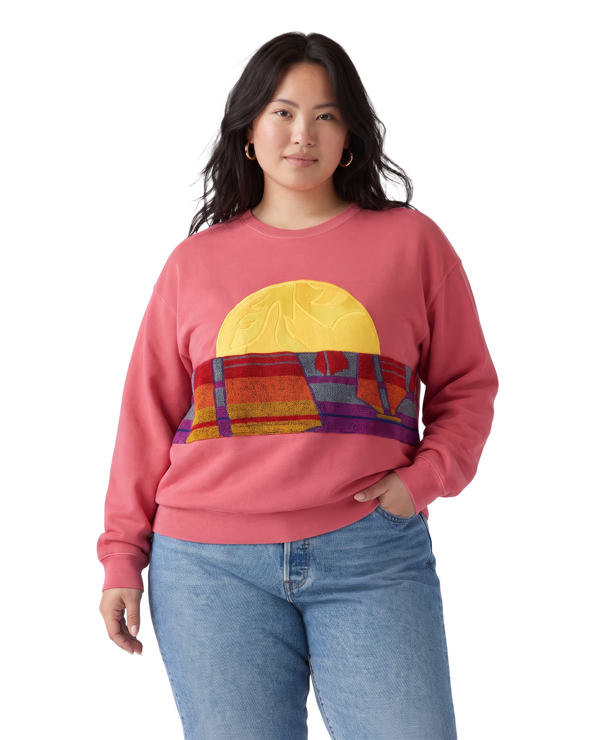 X-Large Watermelon Sunset Chaser Golden Hemisphere