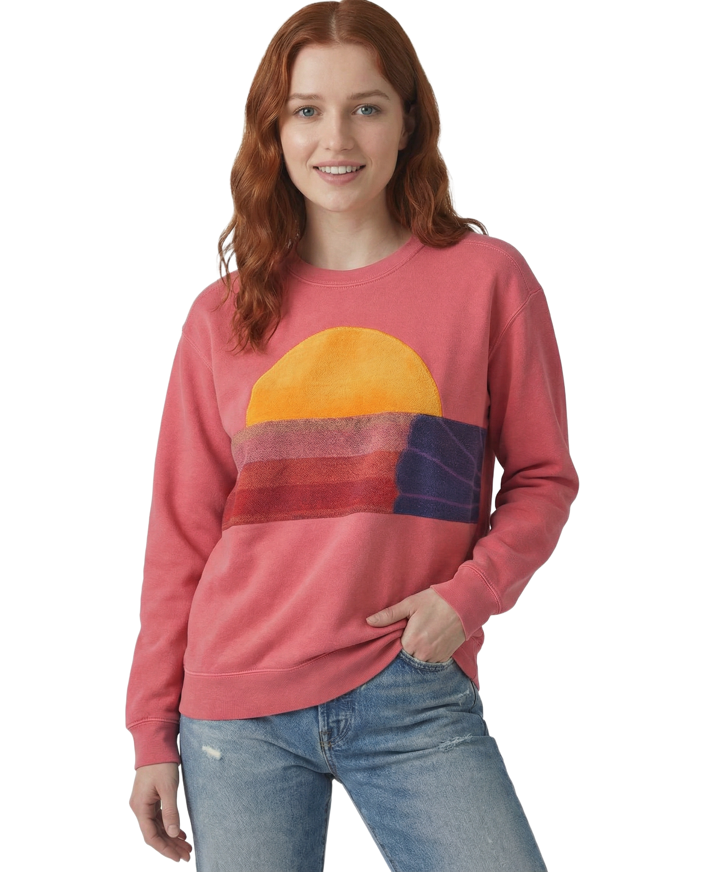 Medium Watermelon Sunset Chaser "Shell Beach"