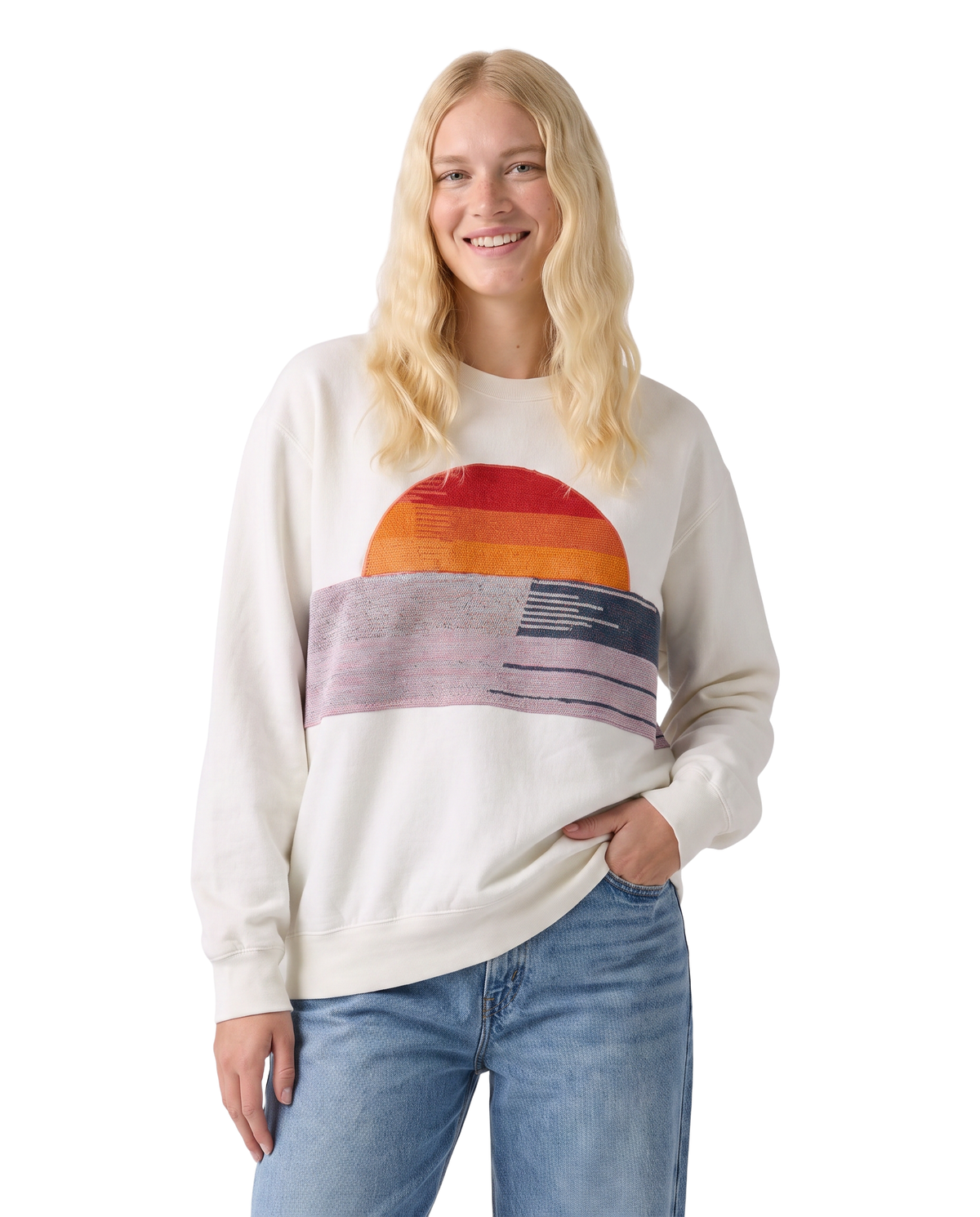 Medium White Sunset Chaser Crimson Panorama