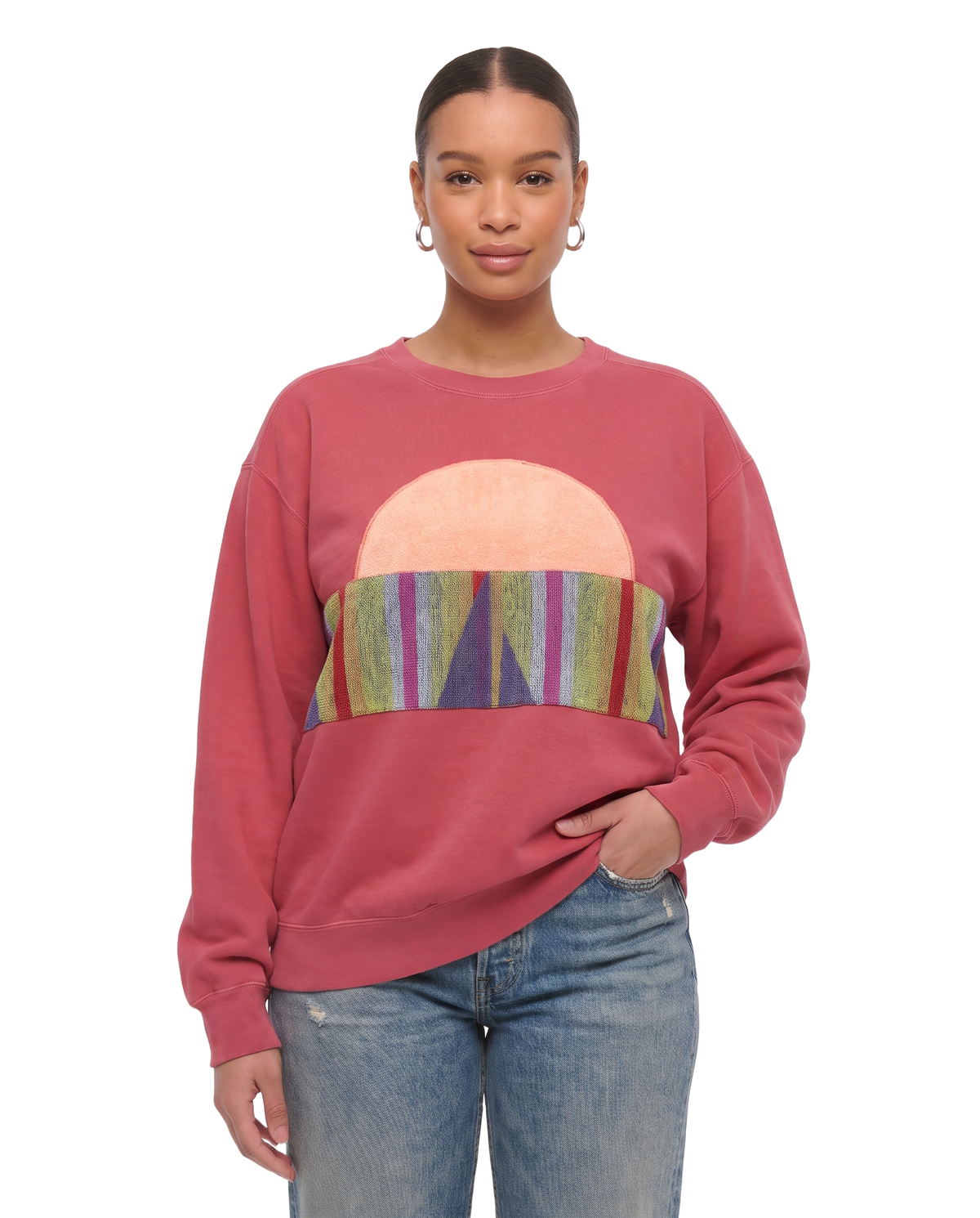 Large Watermelon Sunset Chaser Striped Dawn Arc